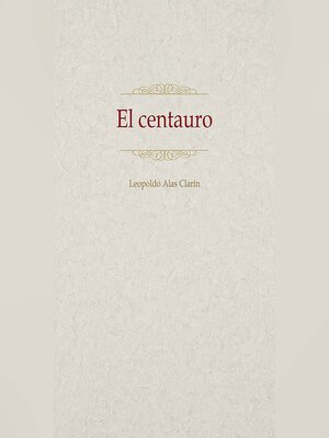 cover image of El Centauro